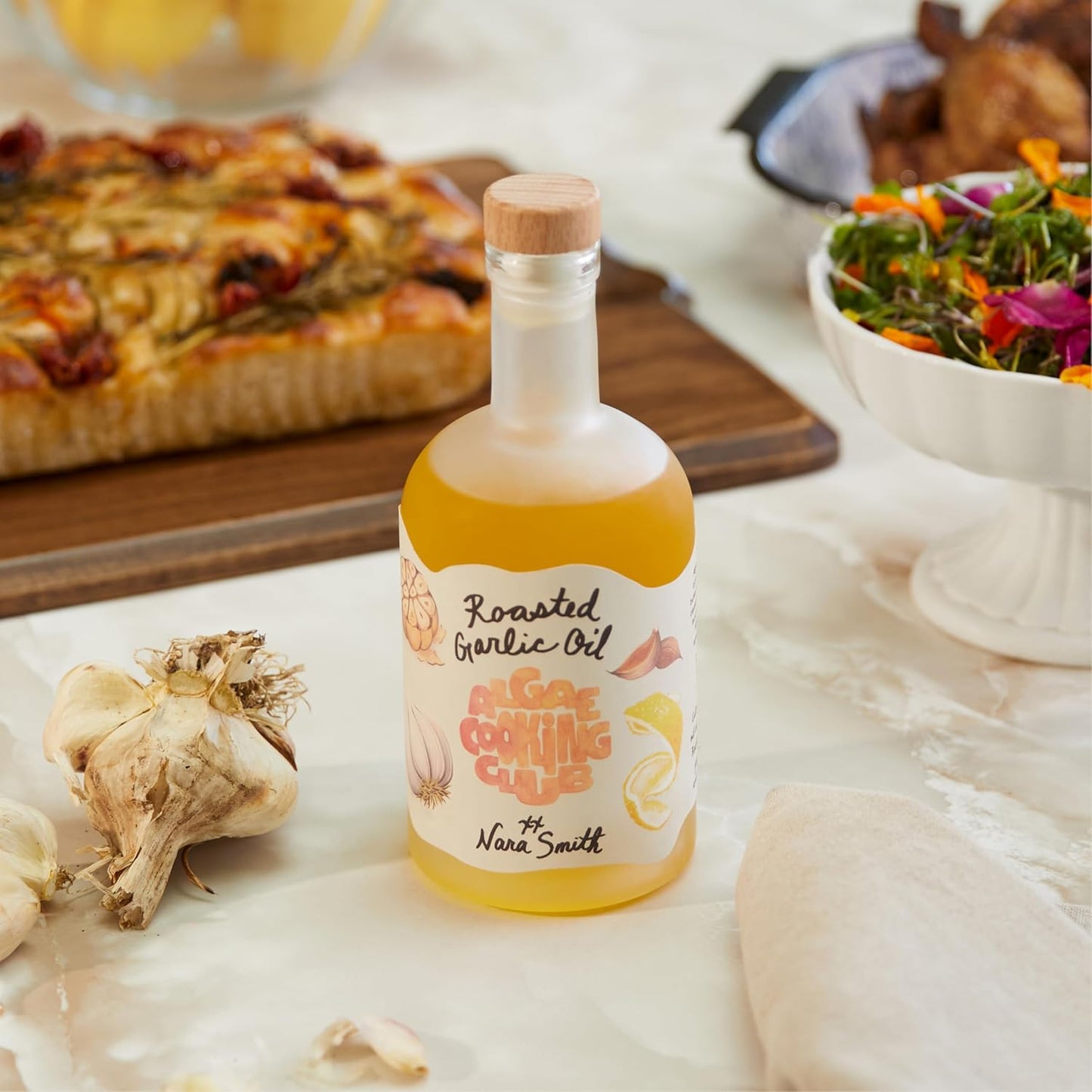 Roasted Garlic Algae Cooking Oil 12.7oz Bottle