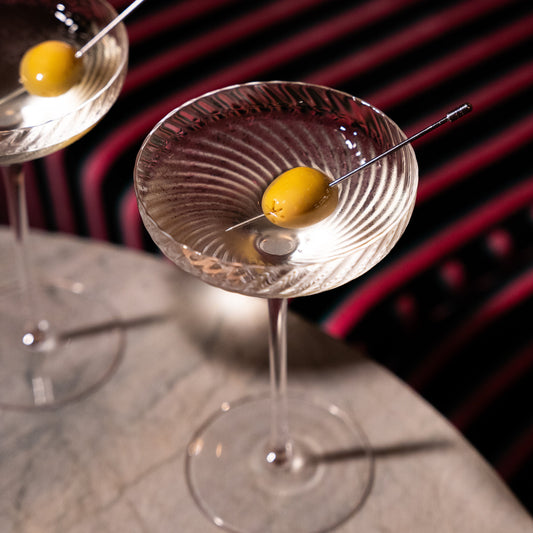 Clemente Bar Martini Gift Box + Mini Coupe Glasses