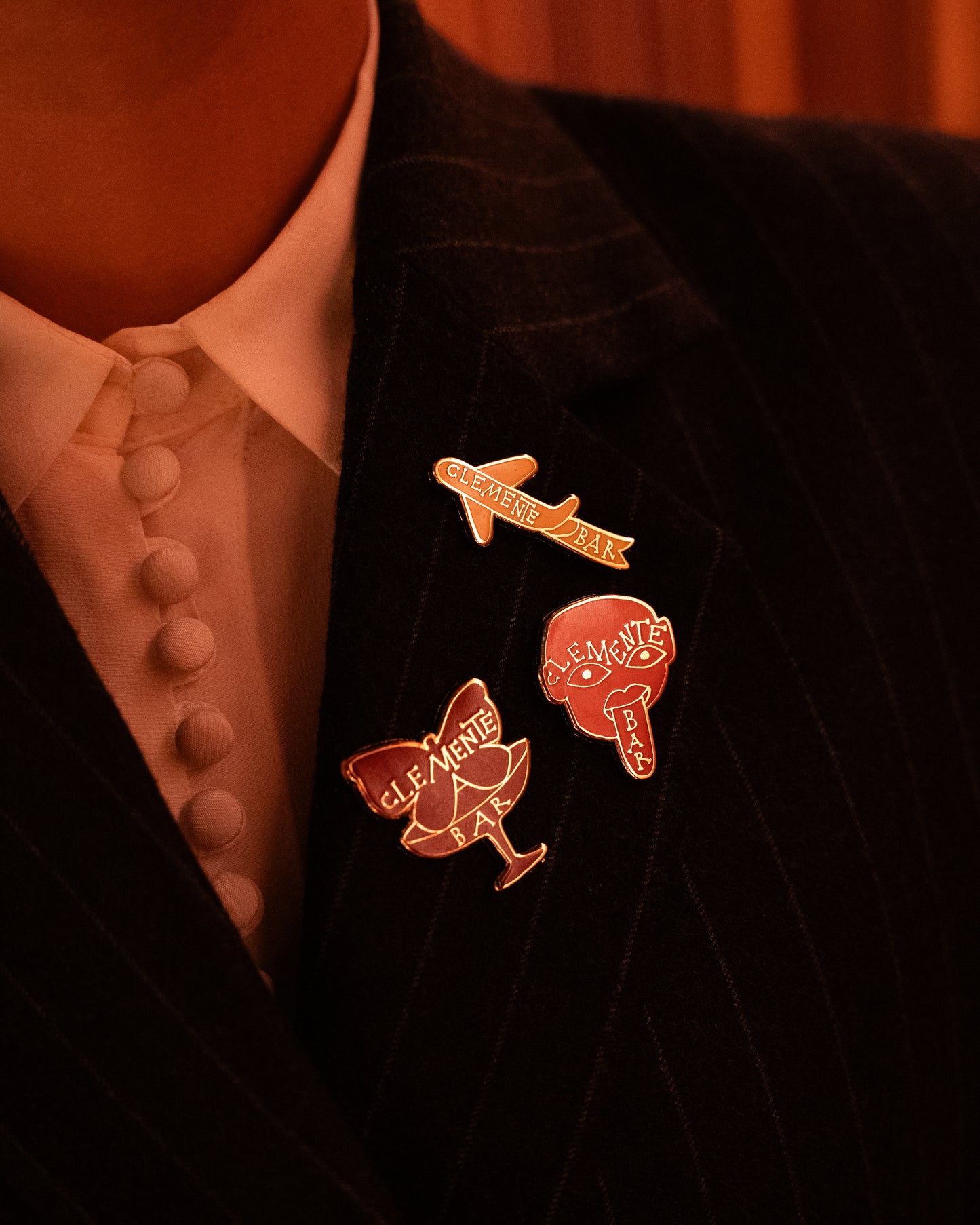 The Clemente Bar Three Pin Set