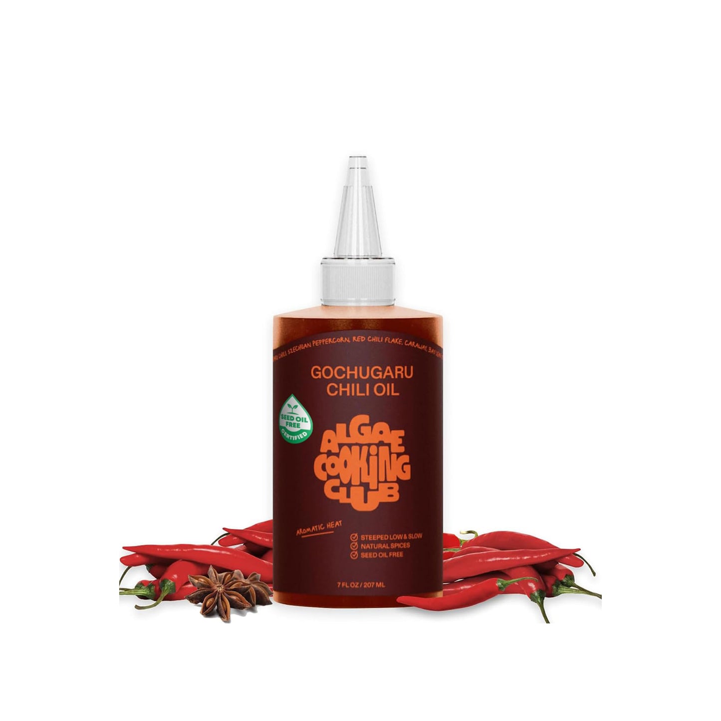 Chili Infused Algae Cooking Oil